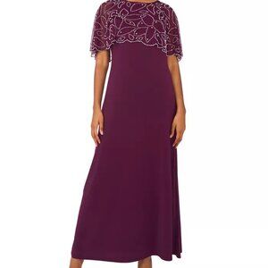 MSK Women's Cape Maxi Dress